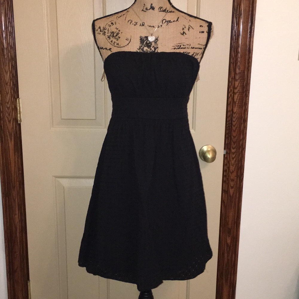 Black Strapless Dress